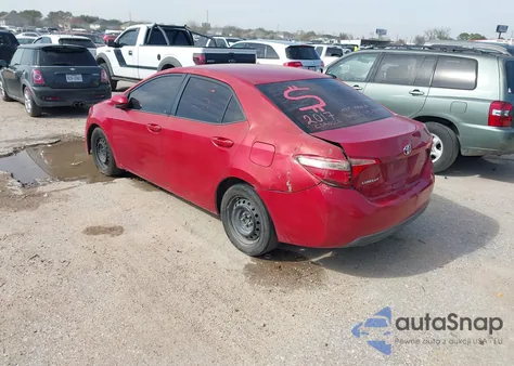 2017 Toyota Corolla Le из США, поврежденный, VIN 5YFBURHE6HP633959